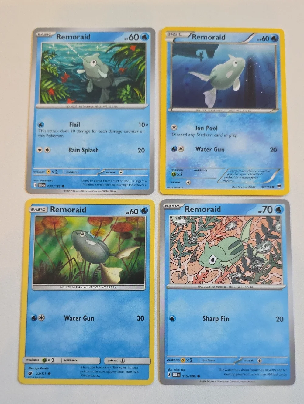 Pokemon Remoraid Cards